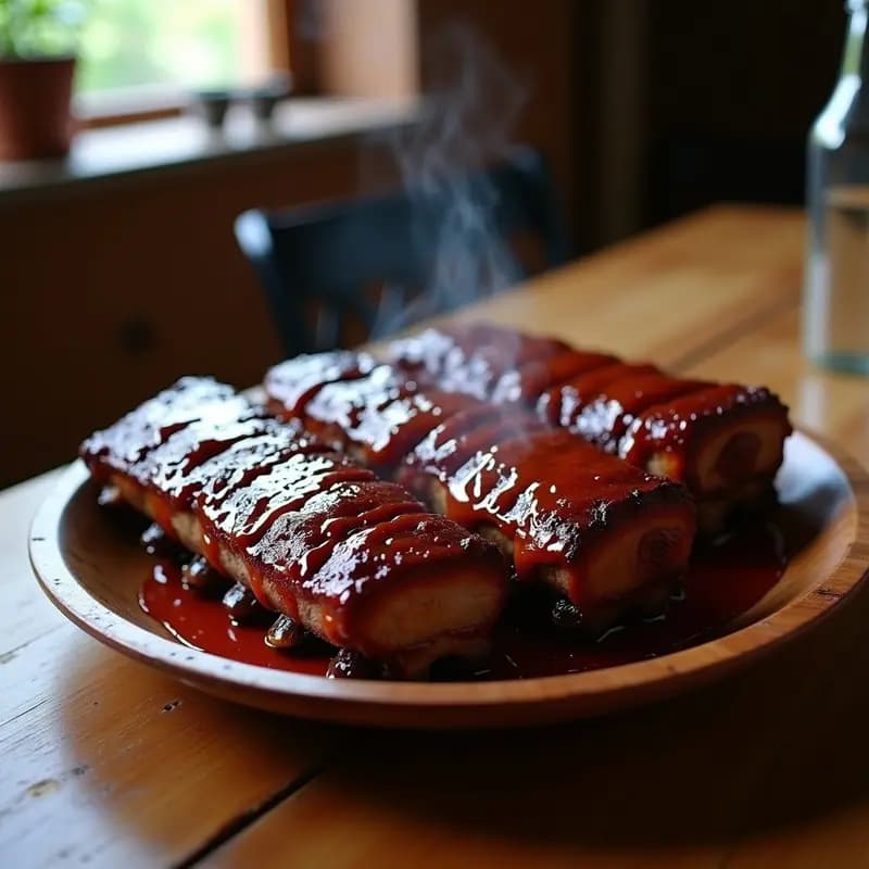 Costillas de Cerdo Glaseadas con Refresco de Cola y Miel: Receta BBQ Adictiva