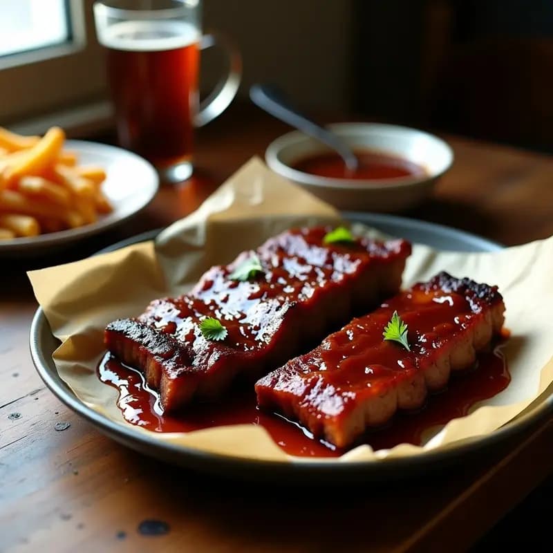Costillas de Cerdo Glaseadas con Salsa de Refresco de Cola y Reducción de Café: Receta para Carnívoros