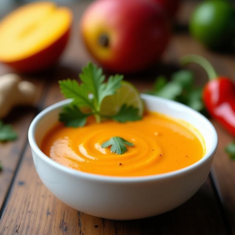 Coulis de Mango con Habanero: Receta Gourmet para Salsa Picante en 10 Minutos