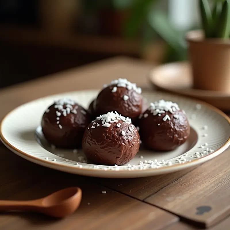 Coxinha de Brigaderiro con Relleno de Chocolate y Coco: Postre Brasileño Sin Horno