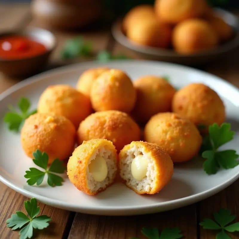 Coxinha de Frango Brasileira Recheada de Catupiry: Croquetas de Pollo Cremosas