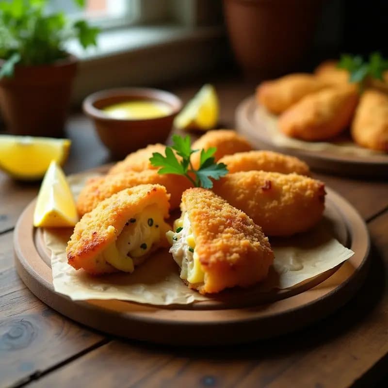 Coxinha de Frango con Catupiry y Especias: Receta Brasileña Crujiente y Reconfortante