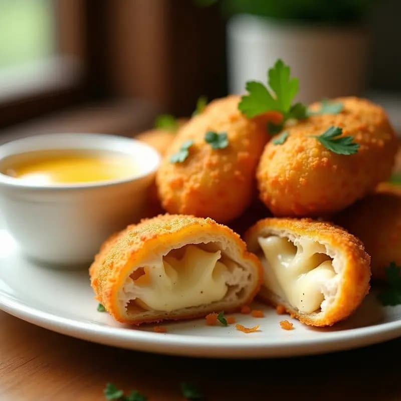 Coxinha de Frango con Masa de Yuca y Catupiry: Croquetas Brasileñas Cremosas en Airfryer