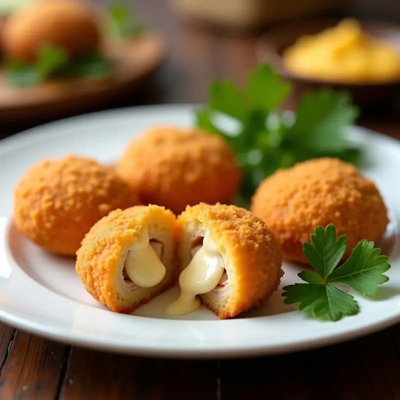 Coxinha de Frango Brasileña con Pollo y Queso Catupiry: Snack Crujiente en Airfryer