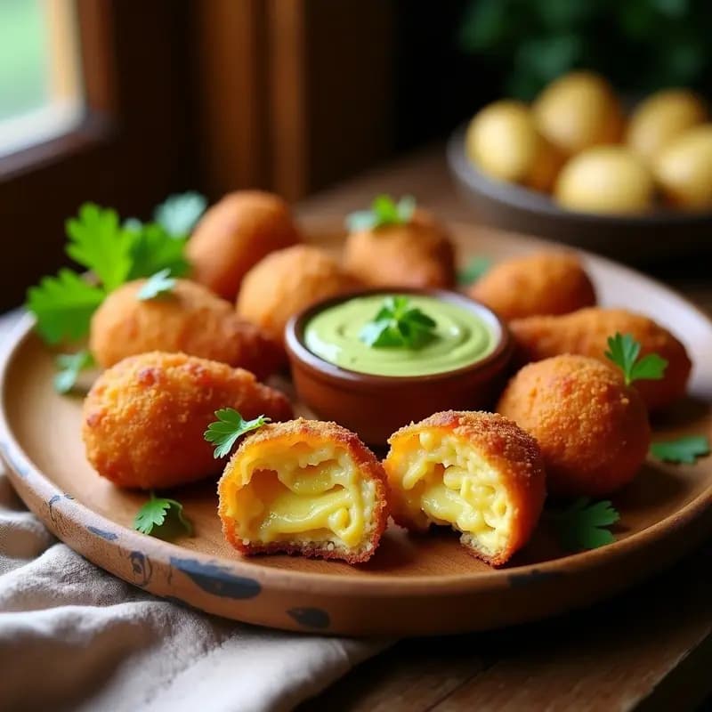 Coxinha de Jaca Brasileña: Croquetas Veganas de Yaca y Queso de Cáscara en Airfryer
