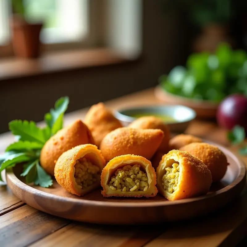 Coxinha de Jaca Verde: Receta Brasileña Vegana con Relleno de Jackfruit Desmenuzado