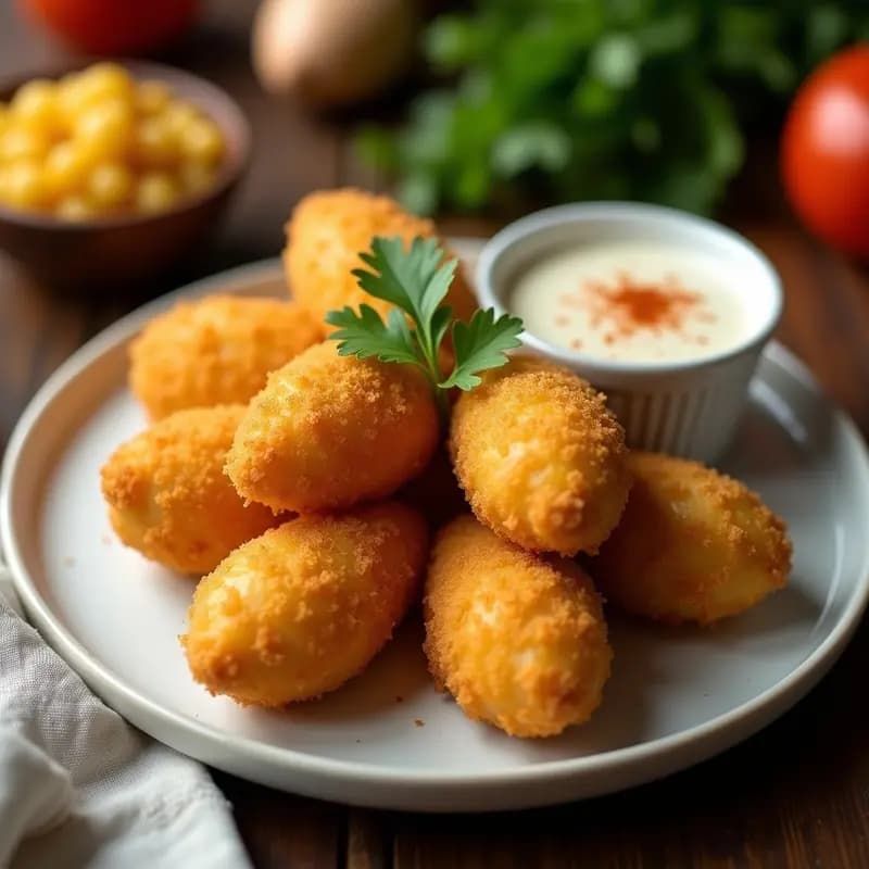 Coxinha de Frango de Jackfruit: Croquetas Brasileñas Veganas con Toque Crujiente