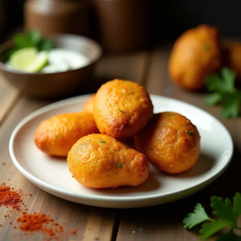 Coxinha de Pollo con Rebozado de Mandioca: Croqueta Brasileira Crujiente en Airfryer