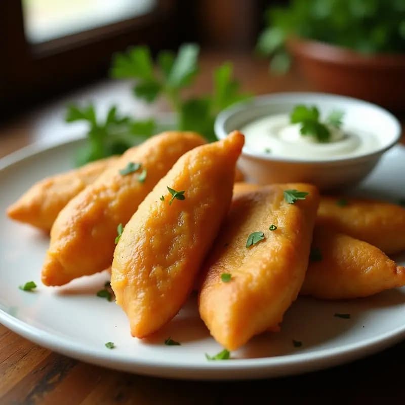 Coxinha Brasileña de Pollo Vegano y Yuca: Receta Frita en Airfryer