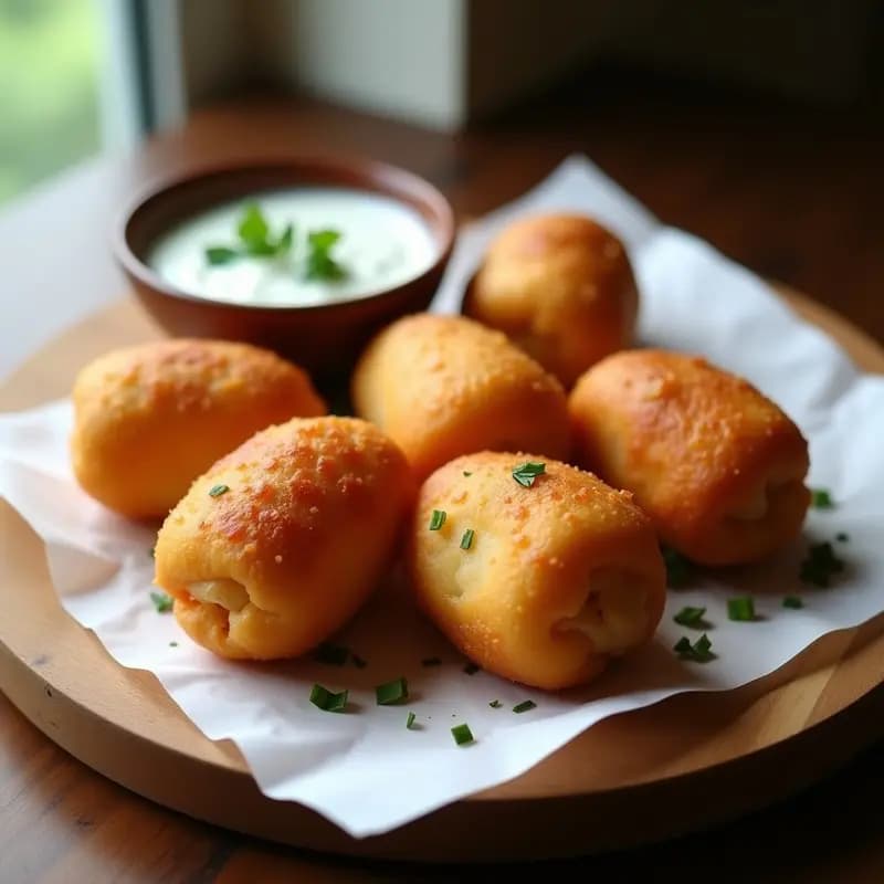 Coxinha Brasileña de Pollo y Yuca: Receta Tradicional con Toque Crujiente en Olla Lenta