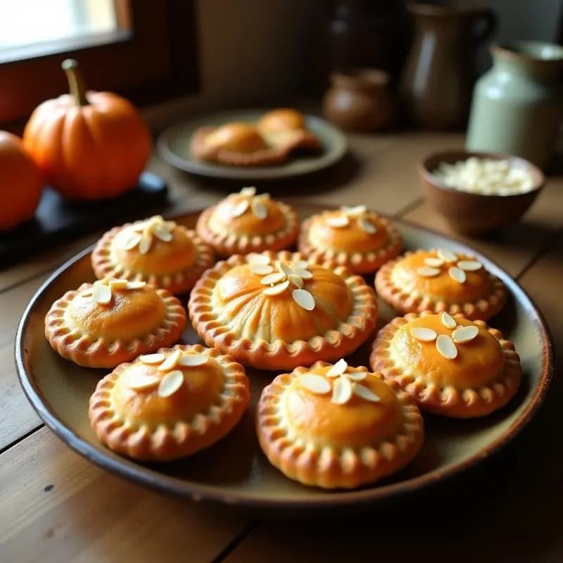 Coyotas con Cabello de Ángel: Empanadillas Dulces Murcianas Rellenas de Calabaza