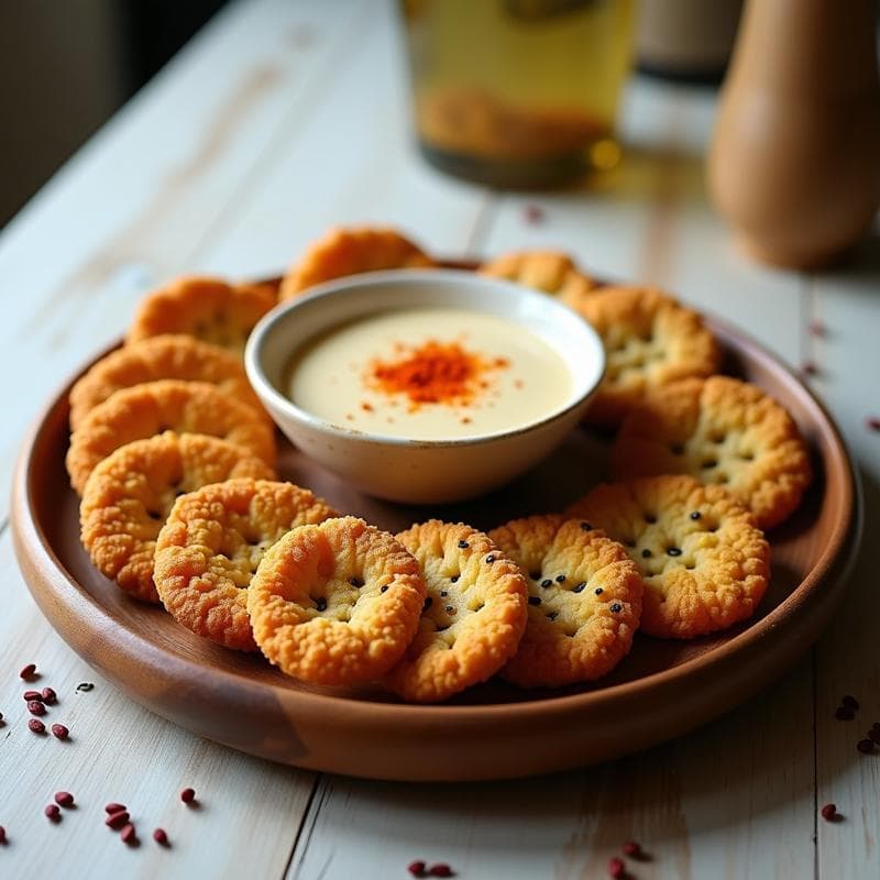Crackers de semillas de chía y amapola: Snack crujiente keto en airfryer