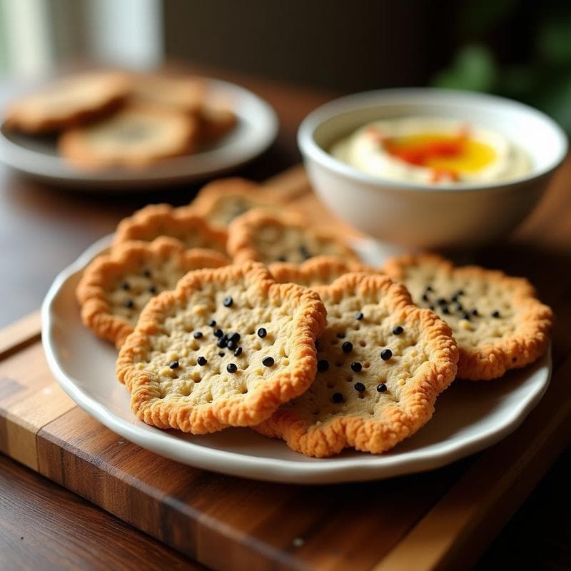 Crackers de Semillas de Chía y Lino con Yogur de Soja: Snack Keto y Vegano Sin Horno
