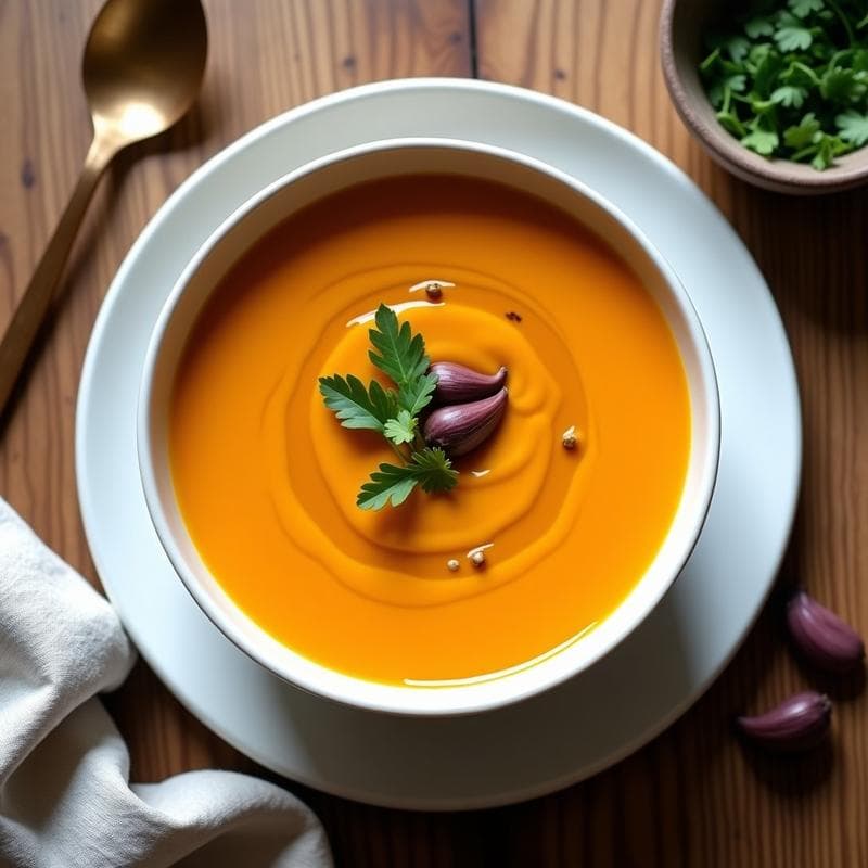 Crema de Ajo Negro y Patata Batata: Receta Vegana Ultraconfort en 20 Minutos
