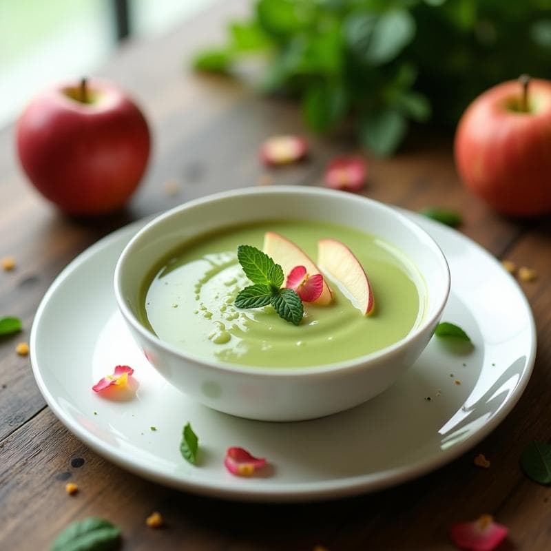 Crema de Apio y Manzana: Sopa Fría en Thermomix con Toque Afrodisíaco