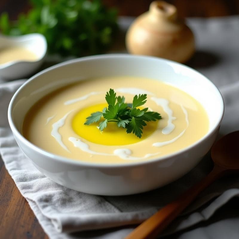 Crema de Apio Nabo y Jengibre: Sopa Detox en Olla Express y Sin Lácteos