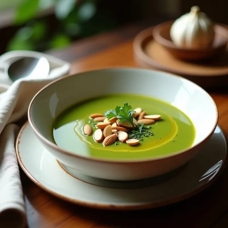 Crema de Brócoli y Ajo Negro: Receta Vegana en Thermomix con Toque Español