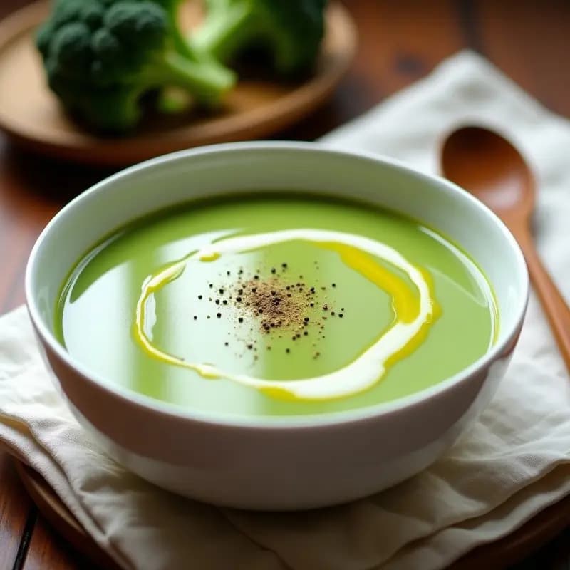 Crema de Brócoli y Aloe Vera con Aceite de Oliva Virgen: Receta Detox en Thermomix