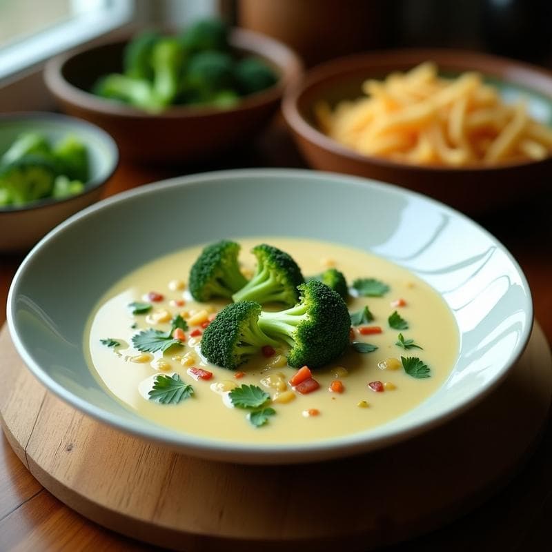Crema de Brócoli con Leche de Coco y Jengibre: Sopa Detox en Thermomix