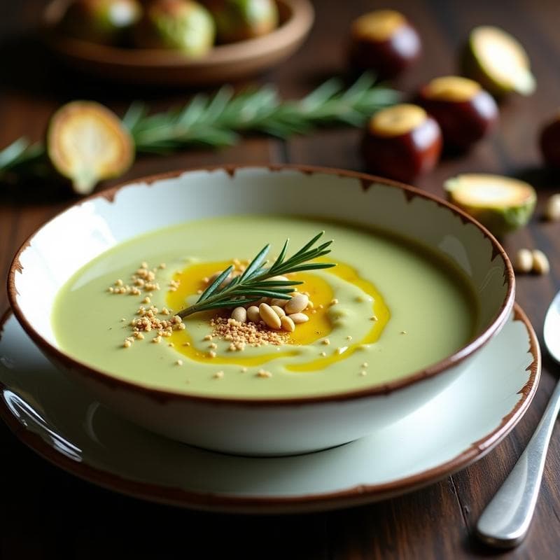 Crema de Bruselas y Castañas: Receta en Thermomix Vegana y Reconfortante