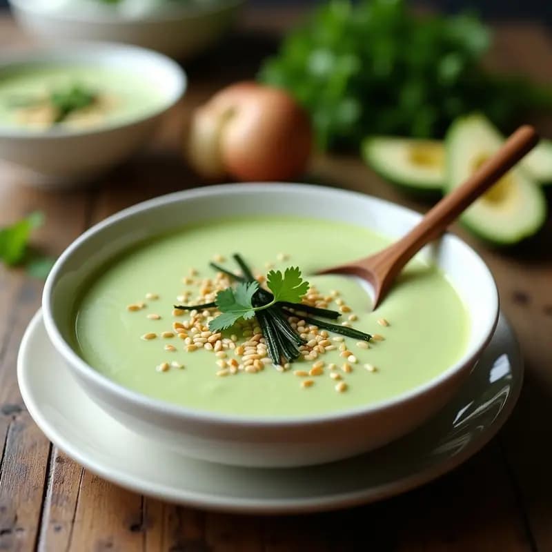 Crema de Calabacate con Algas Nori: Receta en Airfryer Rápida y Nutritiva