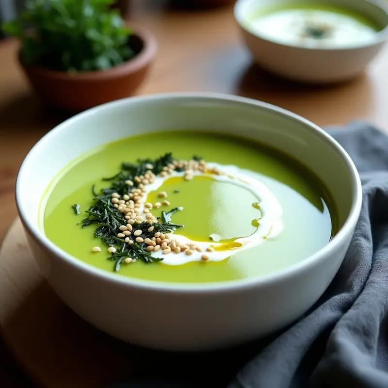 Crema de Calabacín con Algas: Receta Keto Alta en Nutrientes en 20 Minutos