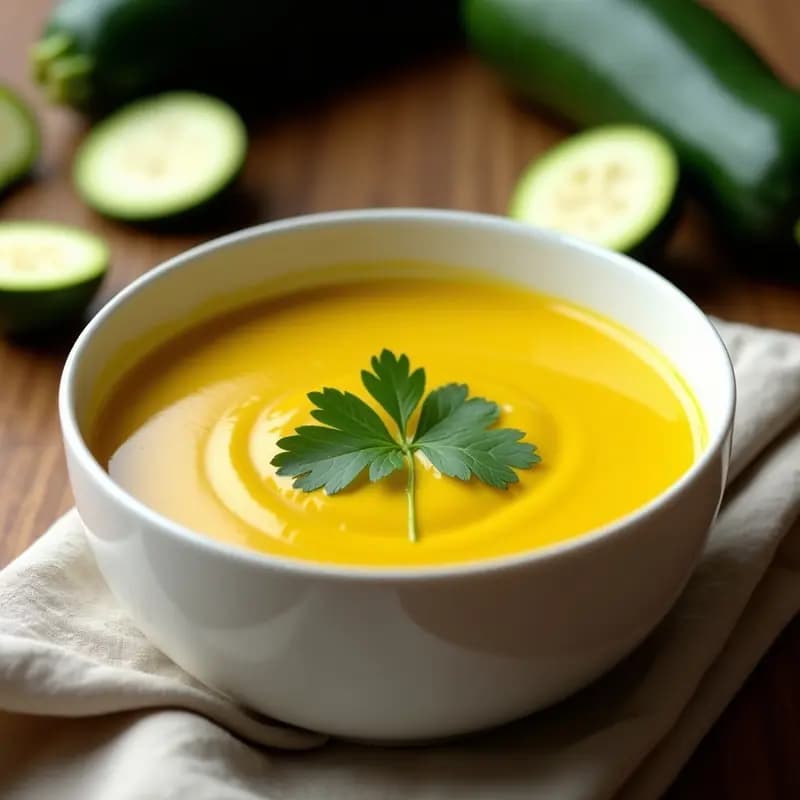 Crema de Calabacín y Cúrcuma: Receta en Olla Lenta con Toques Antiinflamatorios