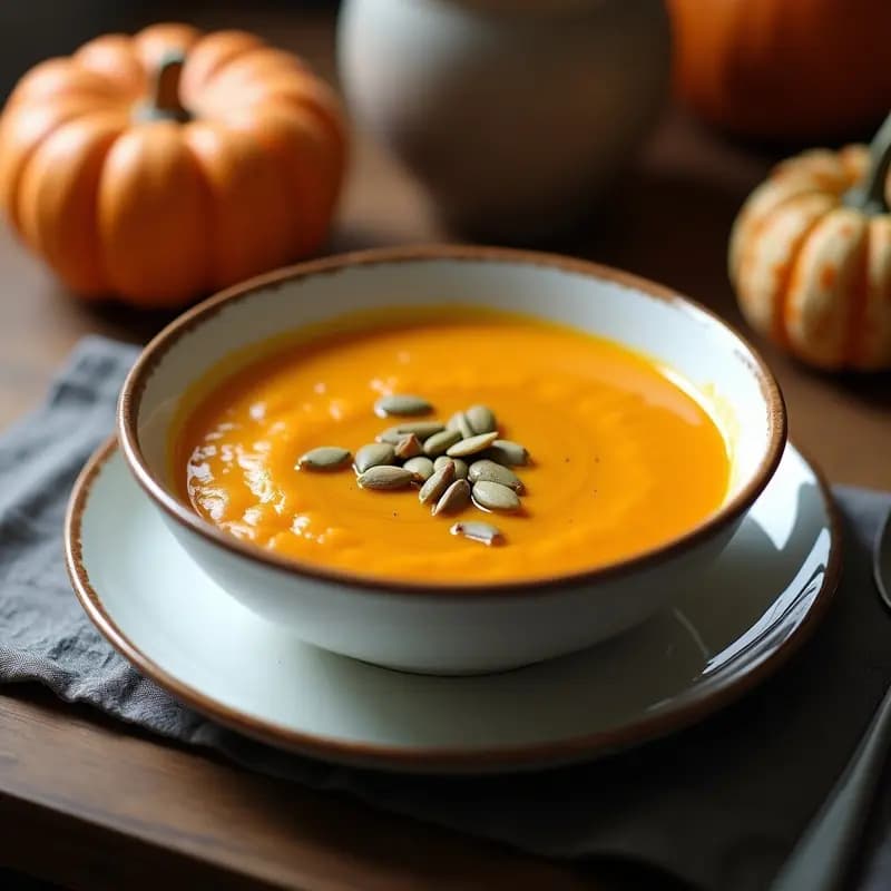 Crema de Calabaza con Toque de Café Tostado: Receta Reconfortante y Original en 30 Minutos