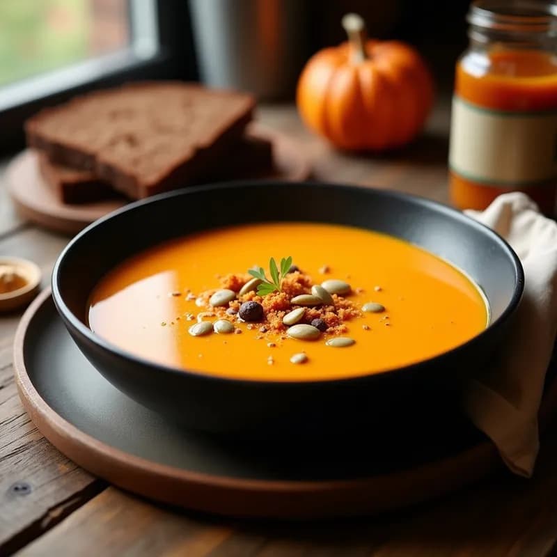 Crema de Calabaza y Castaña Ahumada: Receta en Thermomix Ultracremosa y Gourmet