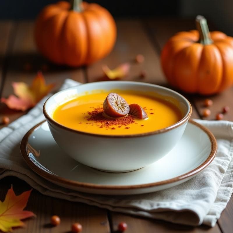 Crema de Calabaza y Castañas: Receta en Airfryer con Textura Cremosa y Sin Lactosa