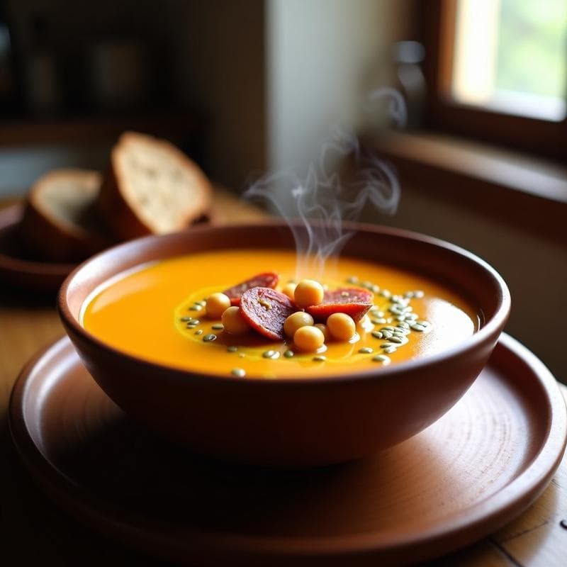 Crema de Calabaza al Estilo Cocido Madrileño: Receta Tradicional en 30 Minutos