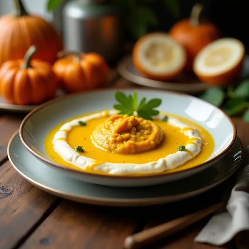 Crema de Calabaza y Coco con Cúrcuma: Receta Antinflamatoria y reconfortante en 25 min