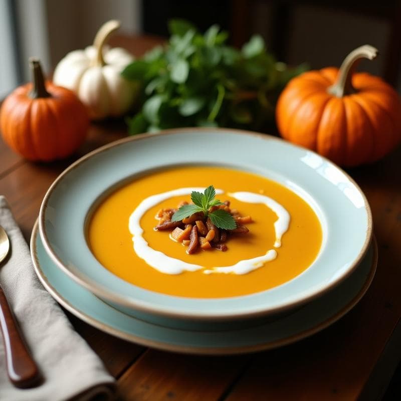 Crema de Calabaza y Coco con Curry: Receta en Ollas Superpuestas Sin Esfuerzo