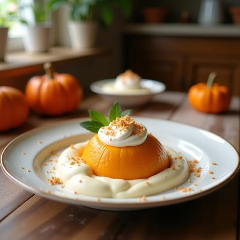 Crema de Calabaza y Coco con Leche Merengada: Receta Reconfortante en 25 Minutos