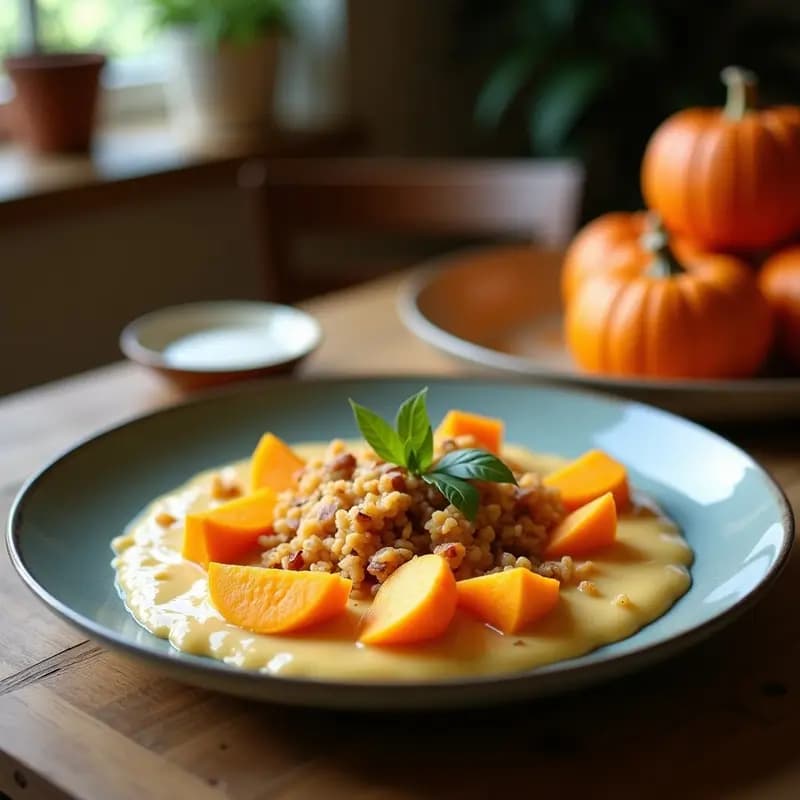 Crema de Calabaza y Coco en Olla Lenta: Receta Reconfortante y Sin Lactosa en 4 Horas