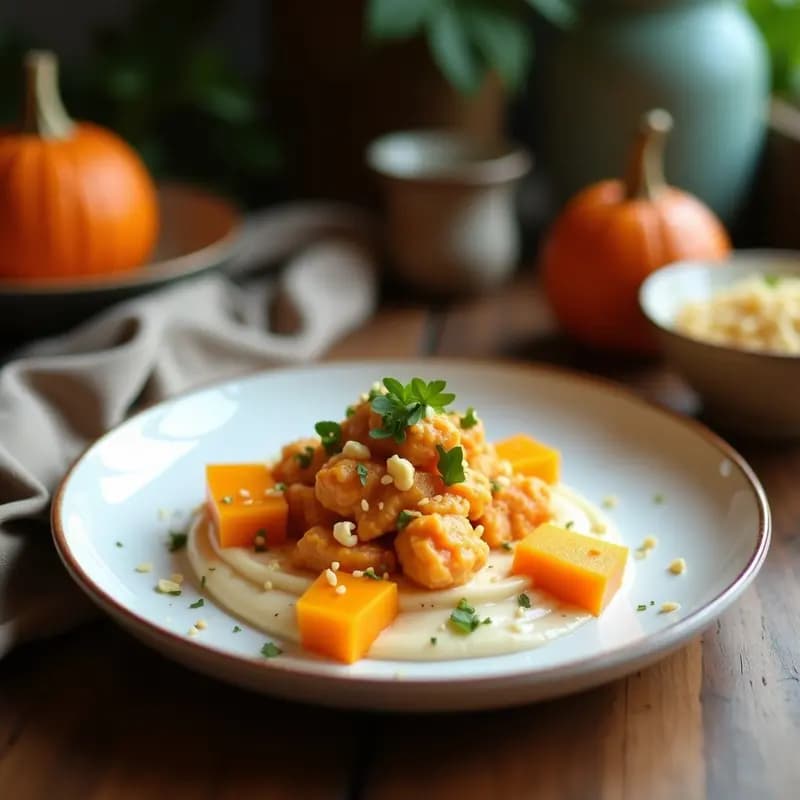 Crema de Calabaza y Coco con Toque Tailandés: Receta Express en Olla Rápida