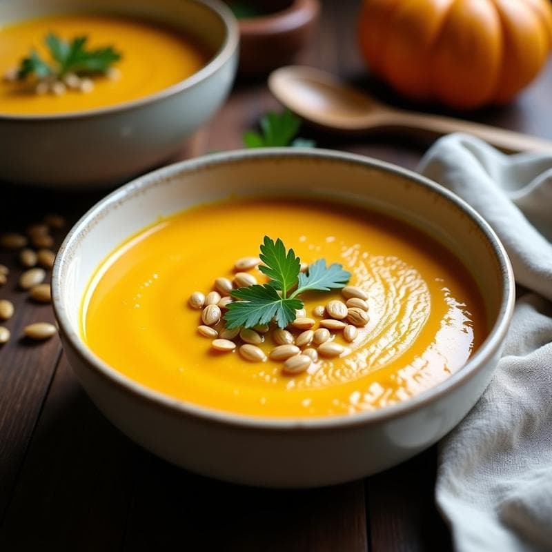 Crema de Calabaza y Cúrcuma: Receta en Olla Lenta Alta en Antioxidantes