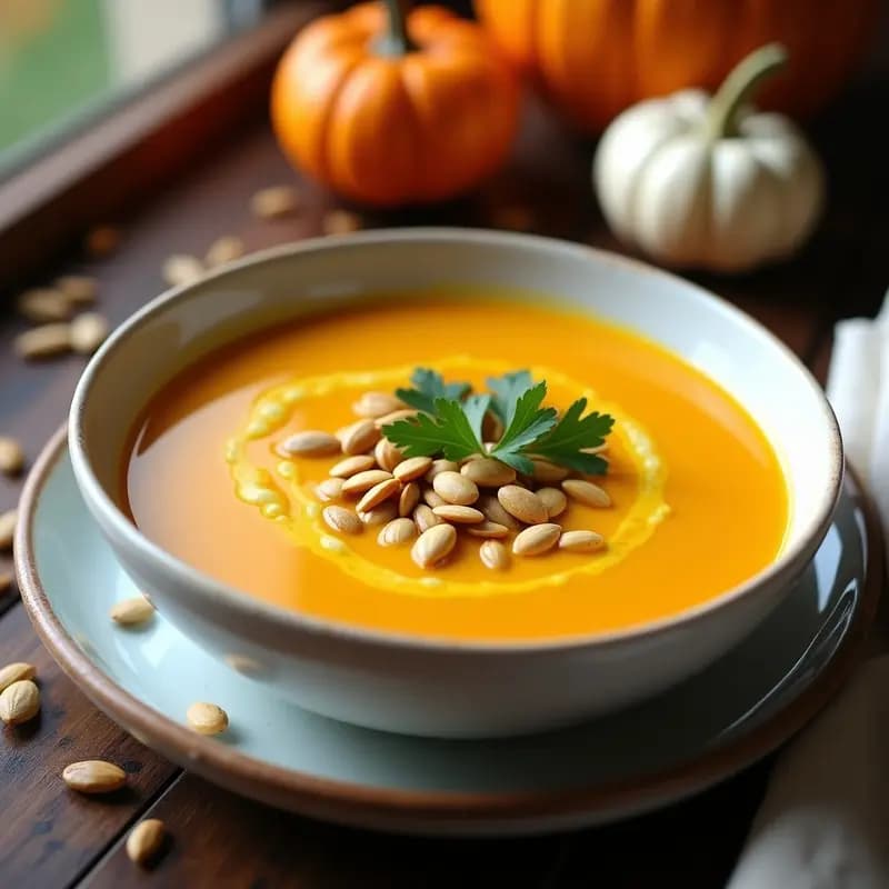 Crema de Calabaza y Cúrcuma: Receta Ultra Nutritiva con Vitamina C para el Invierno