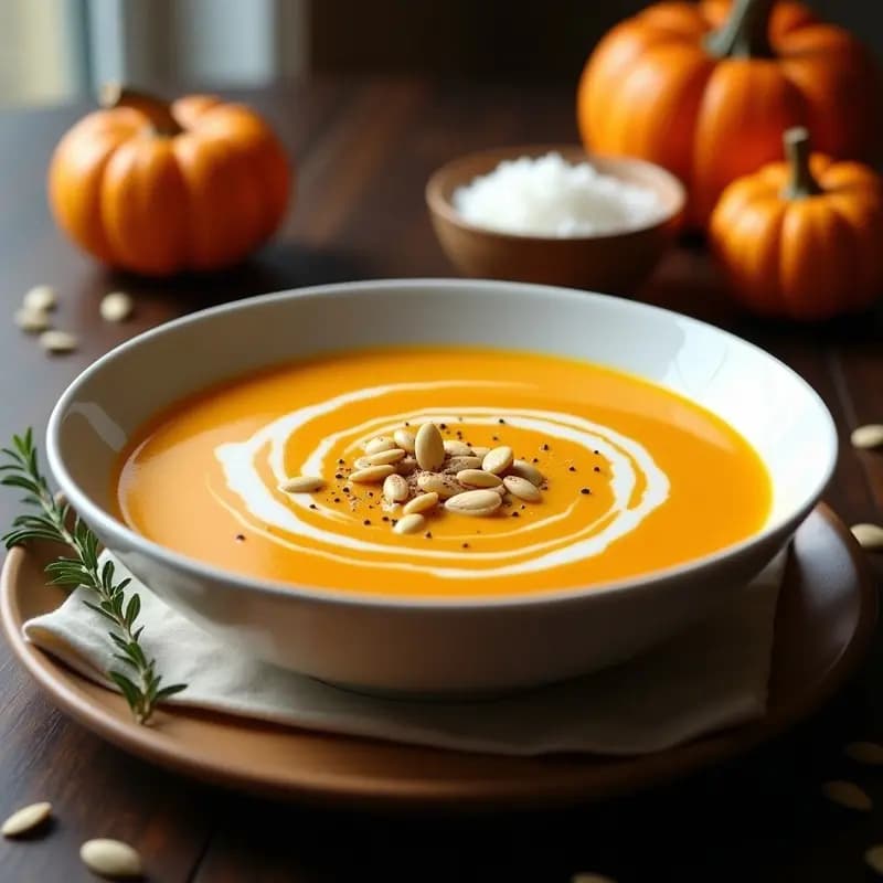 Crema de Calabaza alCurry: Receta en Thermomix en 20 Minutos para Días Fríos