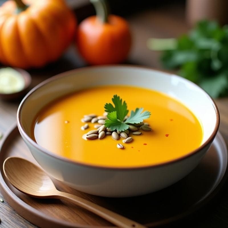 Crema de Calabaza y Curry en Airfryer: Receta Ultra Rápida y Sin Lactosa