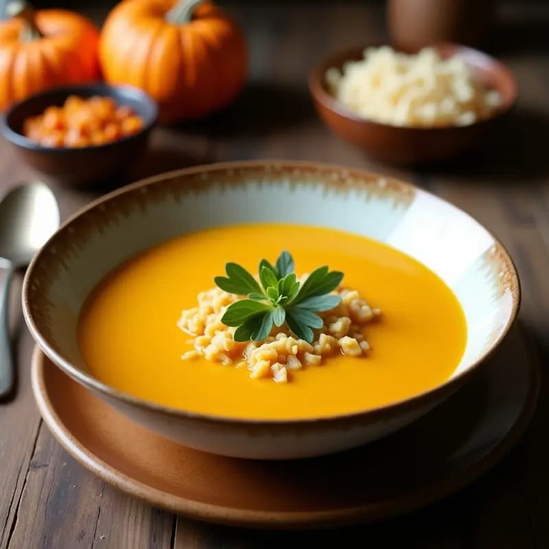 Crema de Calabaza al Curry y Coco: Receta Express en Airfryer con Textura Sedosa