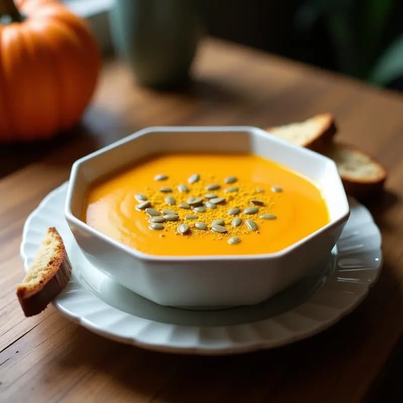 Crema de Calabaza al Curry: Receta en Olla Octogonal para Ahorrar Tiempo