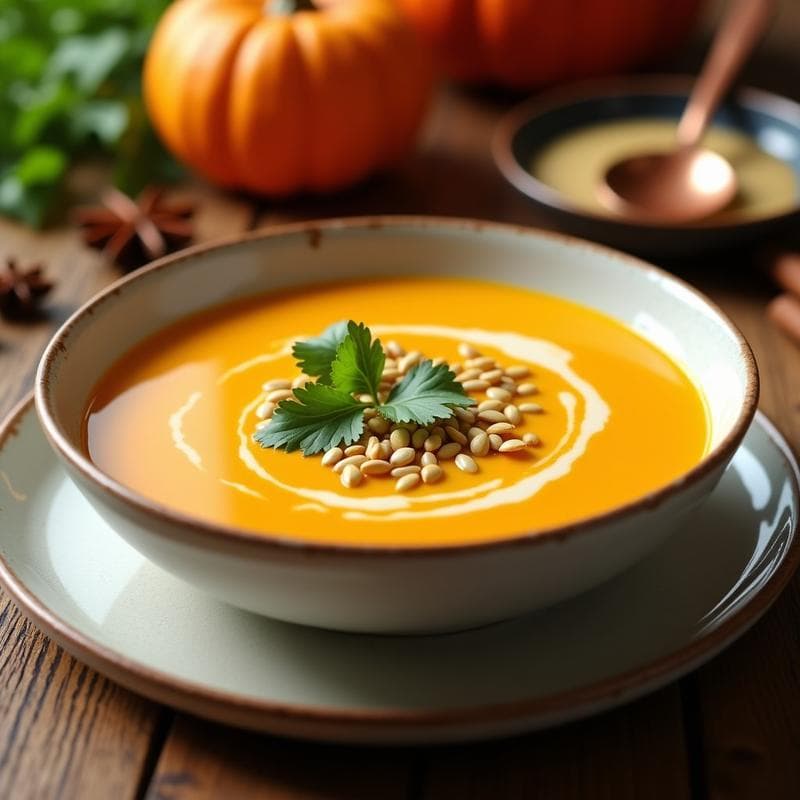 Crema de Calabaza al Curry: Receta Express en Olla con Toque Indio y Sin Lactosa