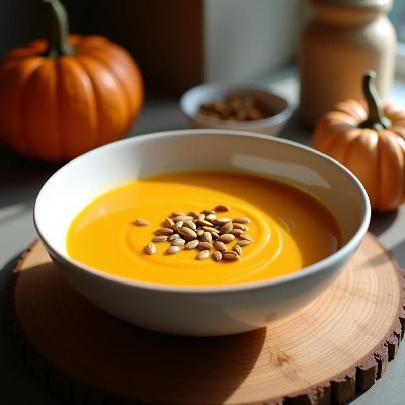Crema de Calabaza Naranja Ahumada: Receta en Airfryer con Toque Gourmet en 25 Minutos