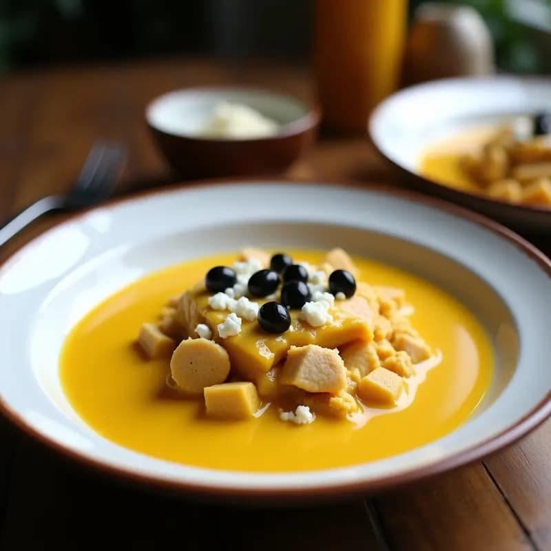 Crema Calentita Peruana con Ajíes Amarillos: Receta Tradicional en 25 Minutos
