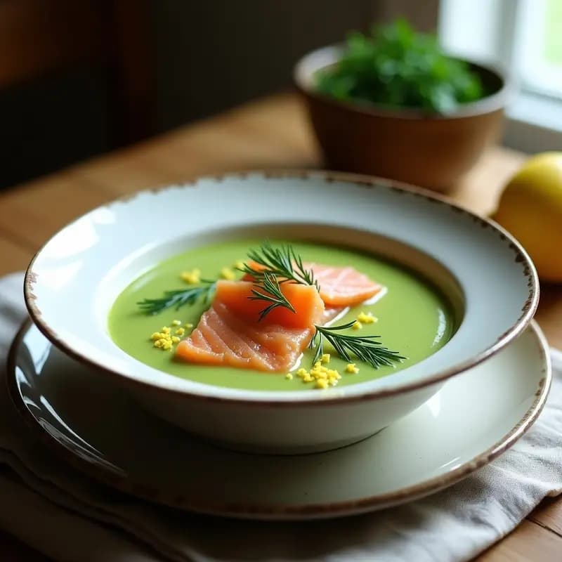 Crema de Calabacín con Pescado Ahumado: Receta Rápida y Alta en Proteínas en 20 Minutos