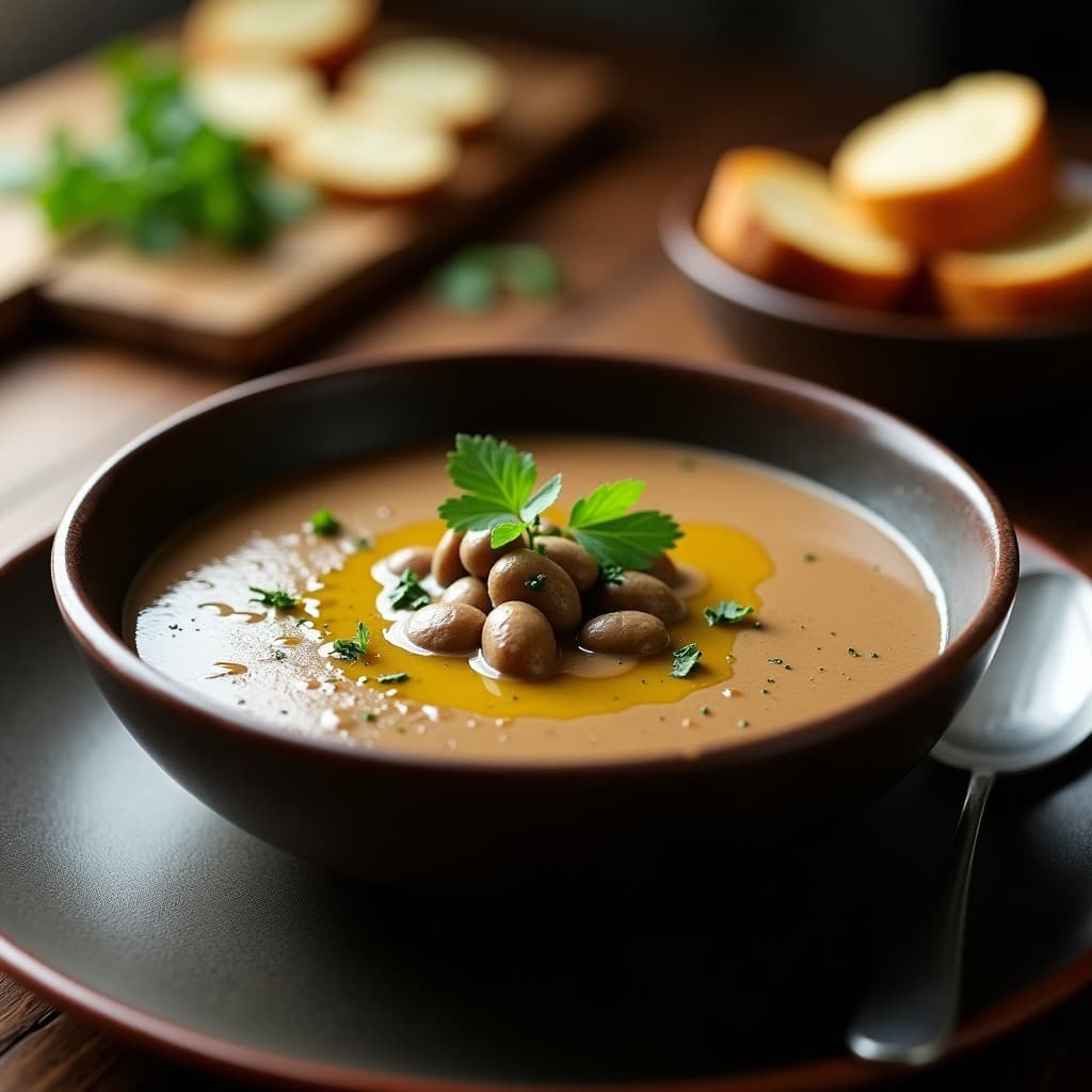 Crema de Castanas y Hongos Portobello: Receta de Otoño en Thermomix Sin Lactosa