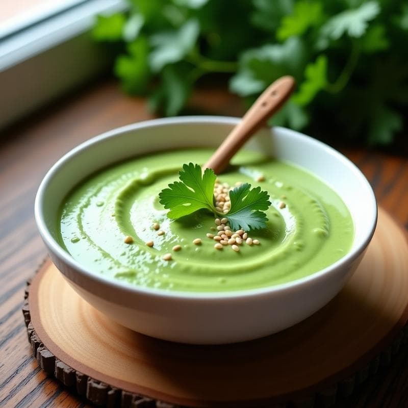 Crema de Cilantro y Guisantes: Receta Detox en Thermomix en 15 Minutos