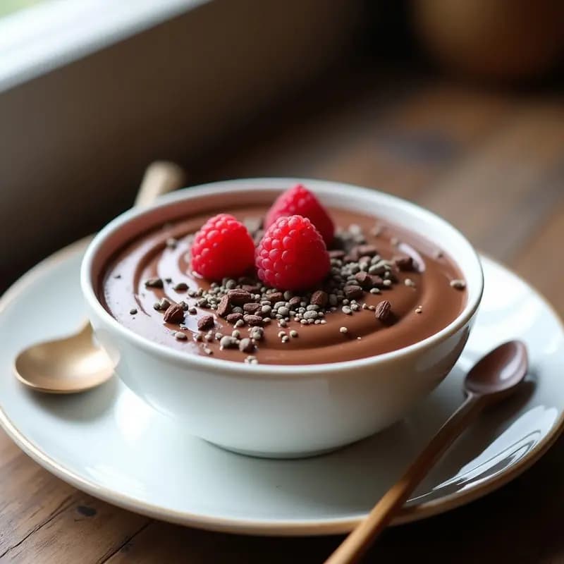 Crema de Chocolate y Avena: Receta Proteica Sin Azúcar para Desayunos Energéticos