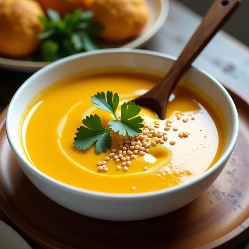 Crema de Coliflor con Curry: Receta en Airfryer Sin Lácteos y Ultra Cremosa